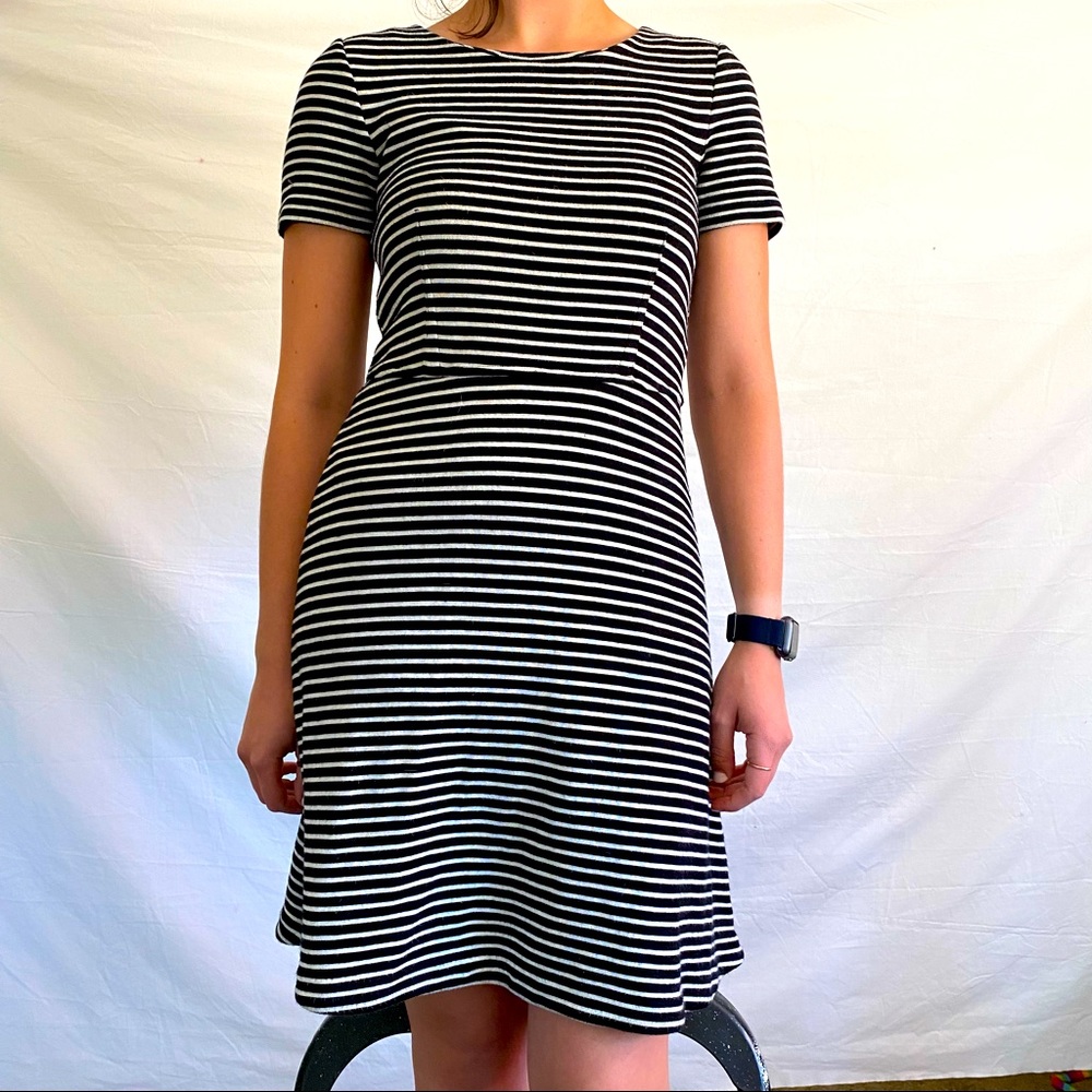 Mid-Thigh Stripped Dress